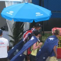 AustOpen2008 Kia Beach Umbrella