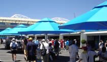 AustOpen 2008 Large Commercial Umbrellas