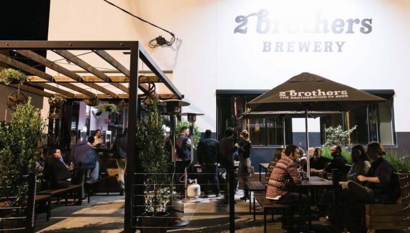 2 Brothers Brewery umbrellas