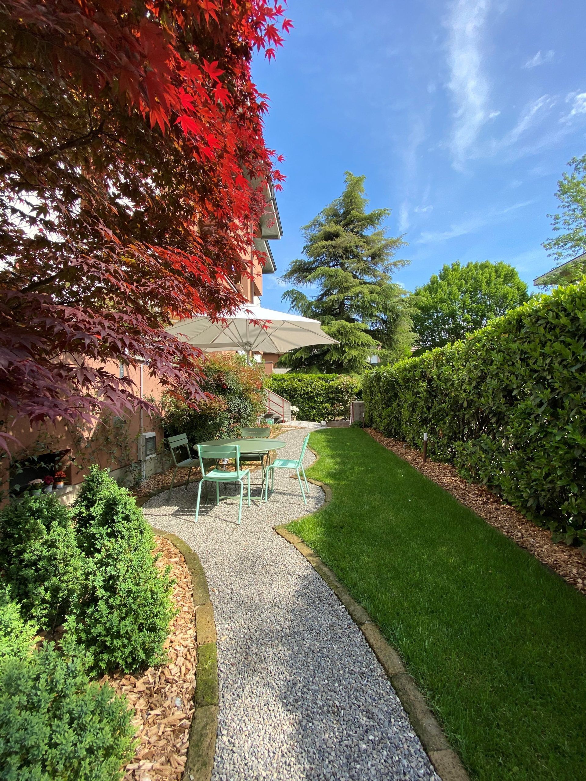 m Hex Paraflex in Natural garden