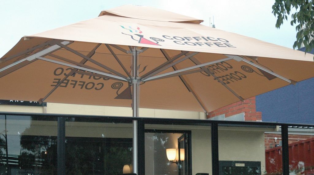 Coffico Coffee Branded Heavy Duty Umbrella