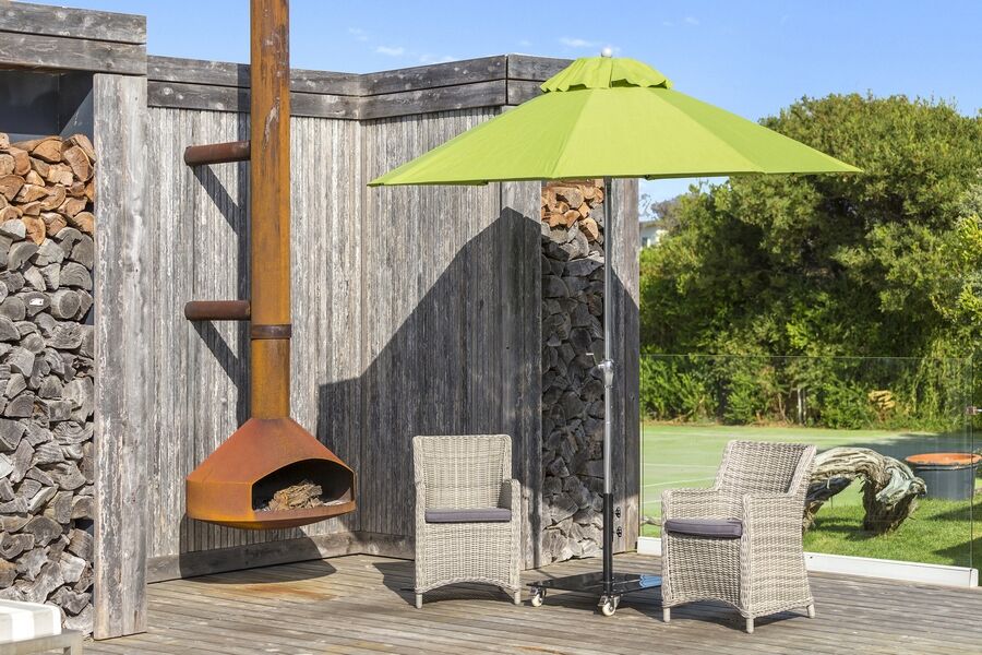 Monterey Auto Tilt Outdoor Umbrella Pistachio