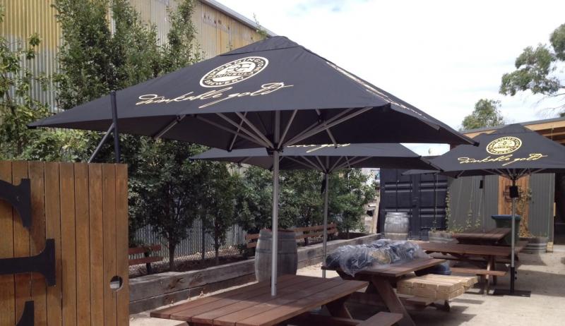 alcohol patio umbrellas Miller Lite 9 Foot Beer Umbrella Market Style : Patio, Lawn & Garden It can be folded when not in use Alcohol Beer Brand Promotion Outdoor