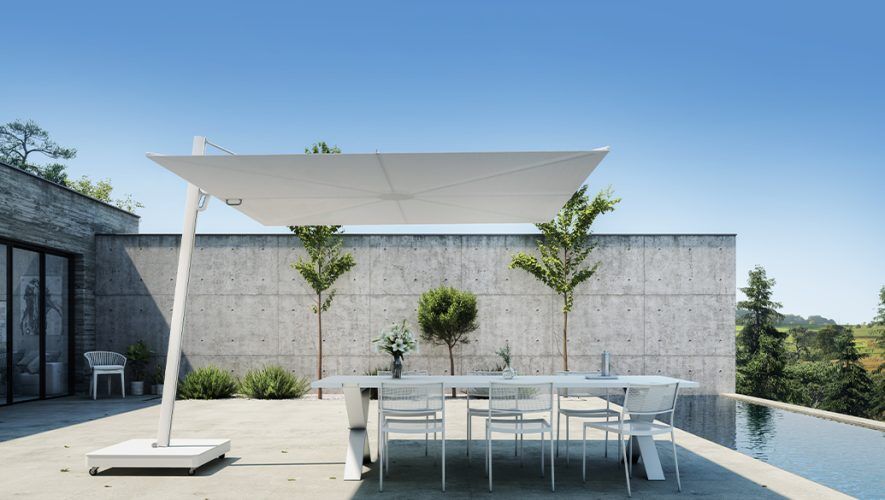 flexx market patio umbrellas Printed Umbrella Frame and Canopy / 22lb Heavy Duty Base & Waterbag 8 Steel Ribs. garden spotlights 12v AE Outdoor 15FT Double-Sided Mounting Options:Free-Standing Base + Aluminum Base Cover